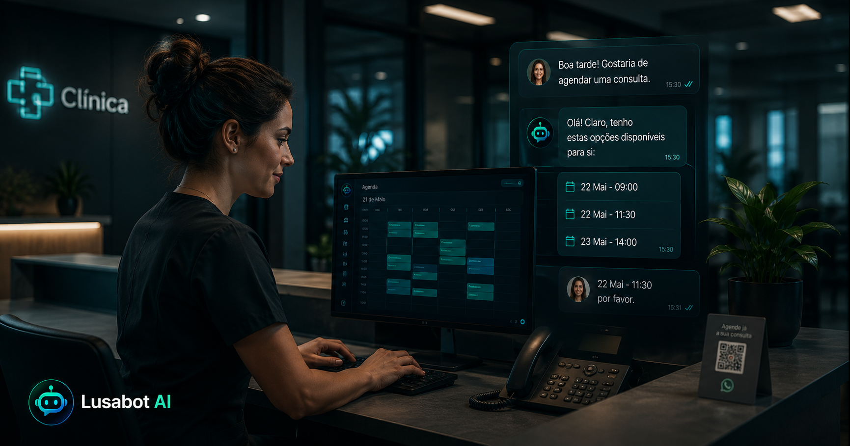 Como automatizar agendamentos no WhatsApp para clínicas e empresas em Portugal